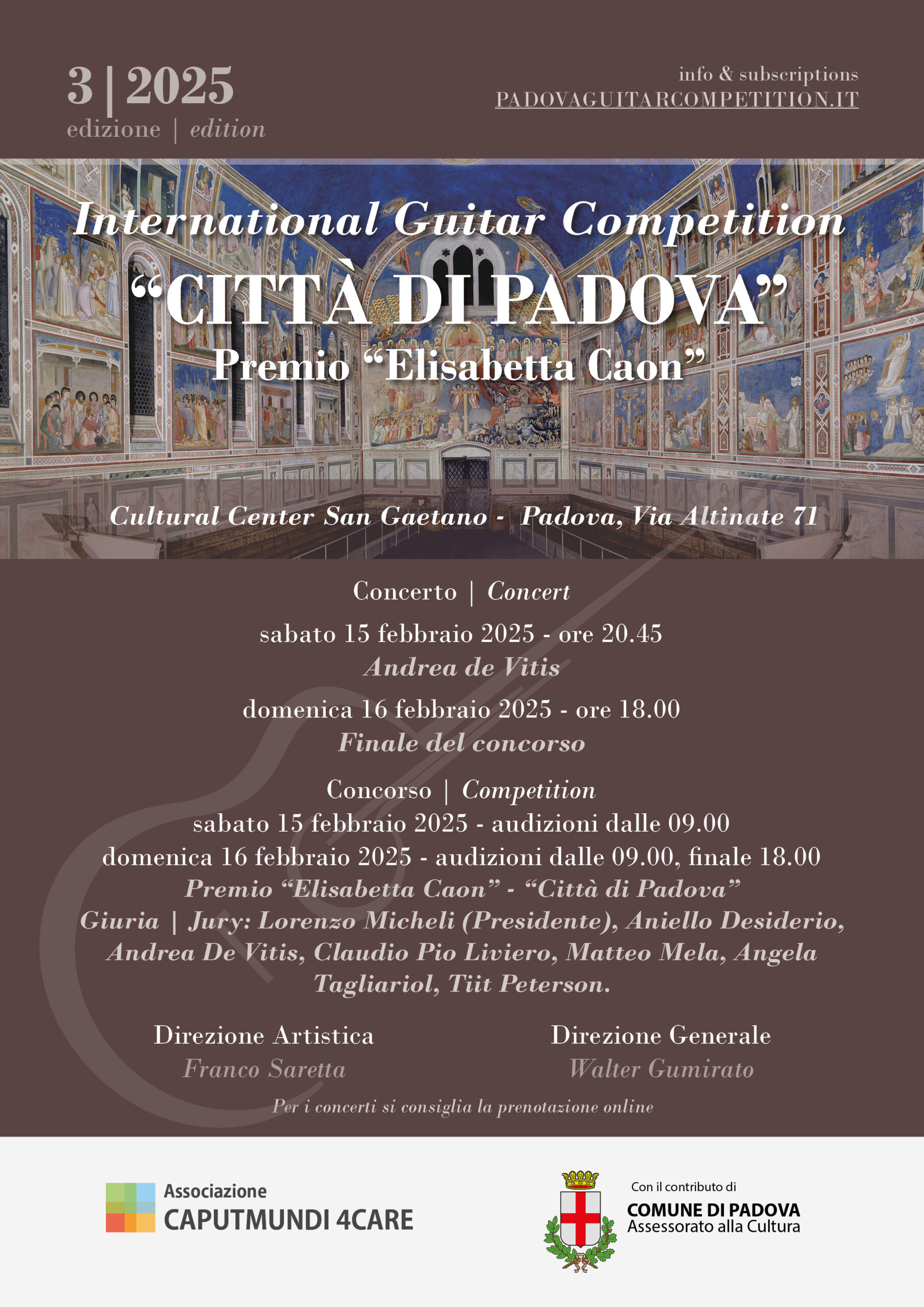 Padova International Guitar Competition 2025